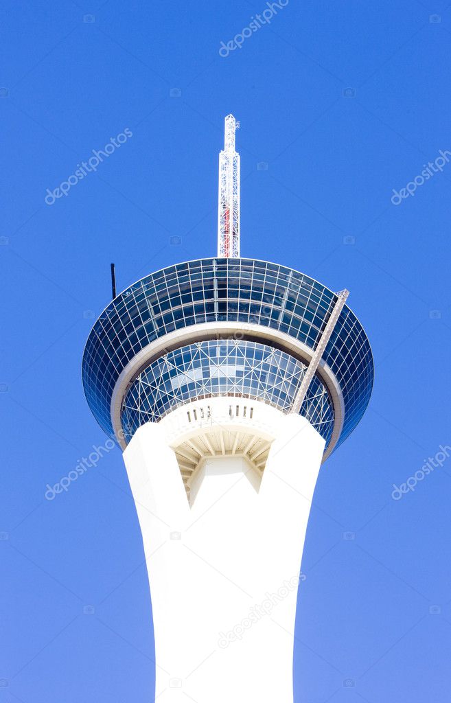 Stratosphere casino & Denny's restaurant, Las Vegas, Nevada, USA