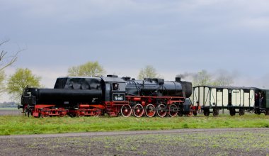 Steam train, Veendam - Stadskanaal, Netherlands clipart