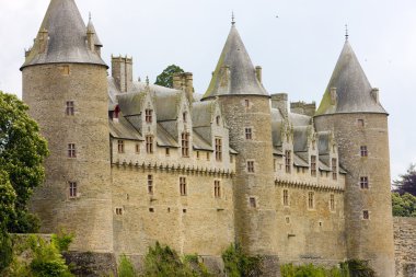 Chateau Josselin, Brittany, France clipart