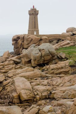 pors kamor feneri, ploumanac'' h, brittany, Fransa