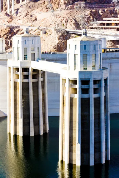 フーバー ダム、アリゾナ州-ネバダ州、アメリカ合衆国 — ストック写真