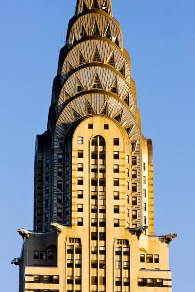 Detalhe do edifício Chrysler, Manhattan, Nova York, EUA — Fotografia de Stock