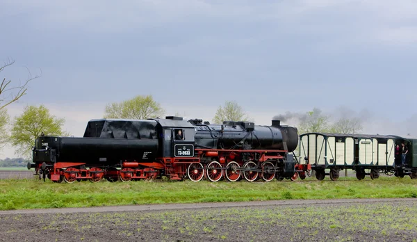 Comboio a vapor, Veendam - Stadskanaal, Países Baixos — Fotografia de Stock