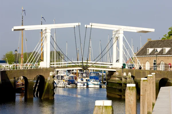 Підйомний міст, Zierikzee, Zeeland, Нідерланди — стокове фото