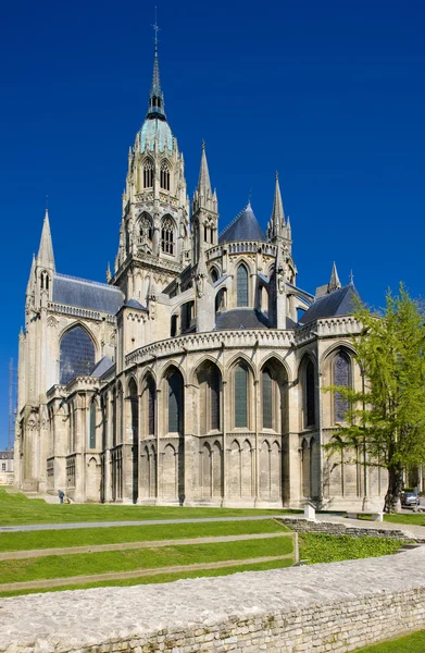 Katedra notre dame, bayeux, Normandia, Francja — Zdjęcie stockowe
