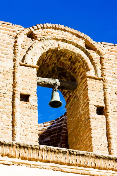 Dzwon wieża san jose de tumacacori chruch, arizona, Stany Zjednoczone Ameryki — Zdjęcie stockowe