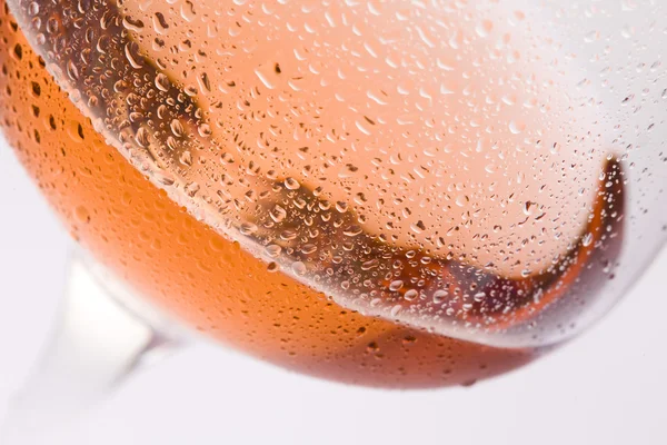Weinglas mit Rosé — Stockfoto