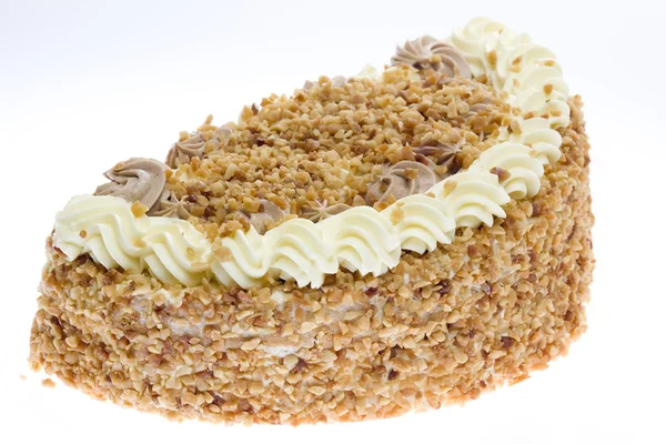 너트 케이크의 절반 — 스톡 사진