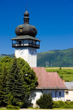 Church in Spisske Vlachy, Slovakia clipart