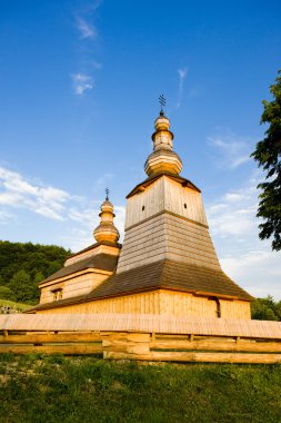 Wooden church, Mirola, Slovakia clipart