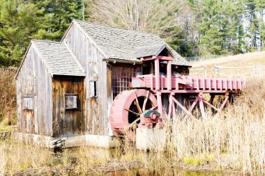 Grist mill near Guilhall, Vermont, USA clipart