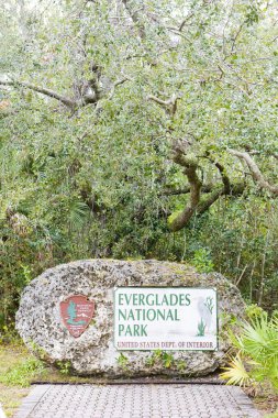 giriş, everglades ulusal park, florida, ABD