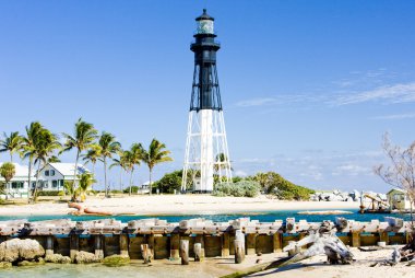 Hillsboro Lighthouse, Pompano Beach, Florida, USA clipart