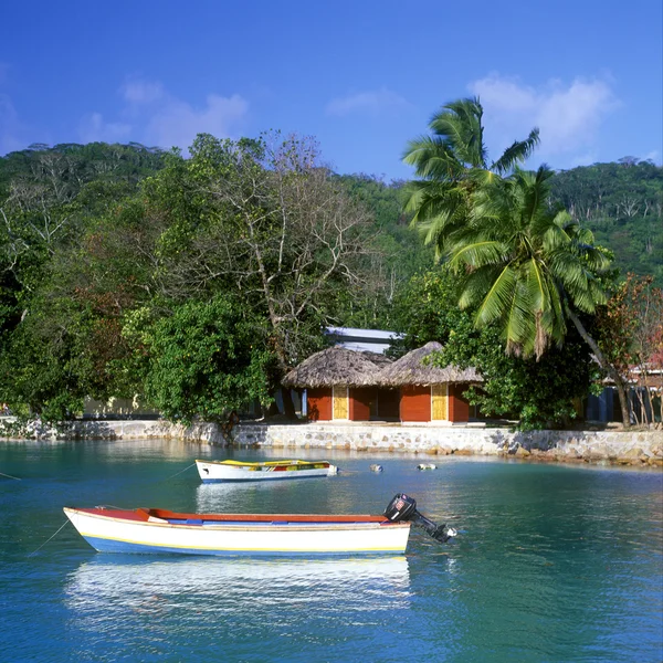 Puerto, La Digue, Seychelles — Foto de Stock