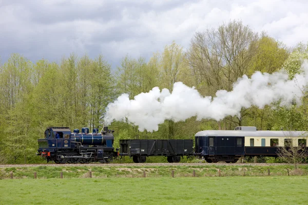 증기 기관차, 뵈 케로-학 스 버겐, 네덜란드 — 스톡 사진
