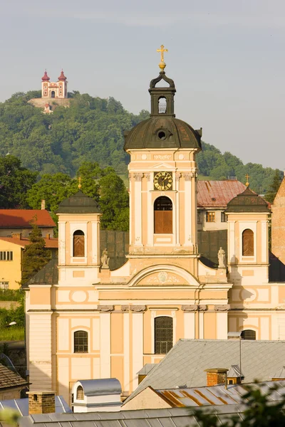 Εκκλησία της Αγίας Μαρίας, Κρίσταλ stiavnica, Σλοβακία — Φωτογραφία Αρχείου