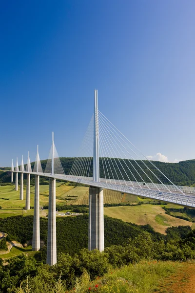 Millau Viaduct, Aveyron D — Stock Photo, Image