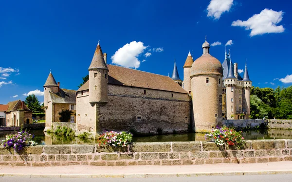 Chateau de la Clayette, Bourgogne, Frankrijk — Stockfoto