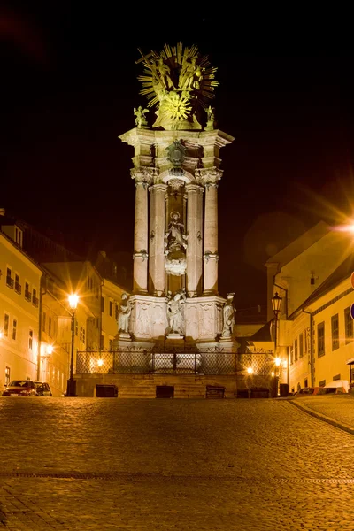 Coluna barroca de Santa Trindade, Praça da Santíssima Trindade, Banska St. — Fotografia de Stock