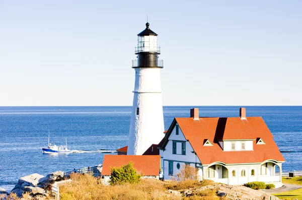 Latarnia morska Portland Head, Maine, USA — Zdjęcie stockowe