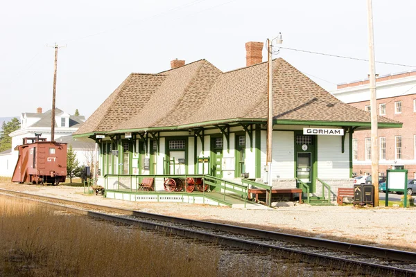 铁路博物馆，gorham，新罕布什尔州美国 — 图库照片