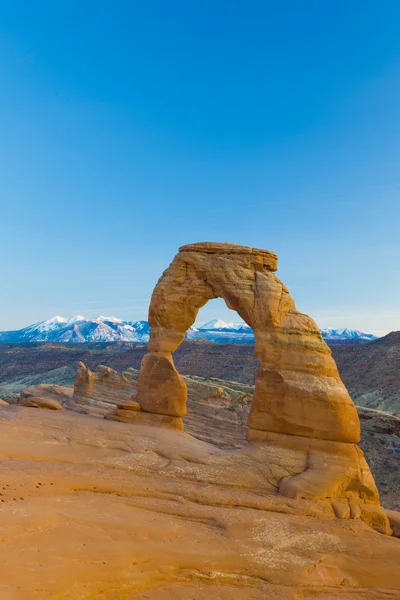 Arco delicado, Parque Nacional dos Arcos, Utah, EUA — Fotografia de Stock