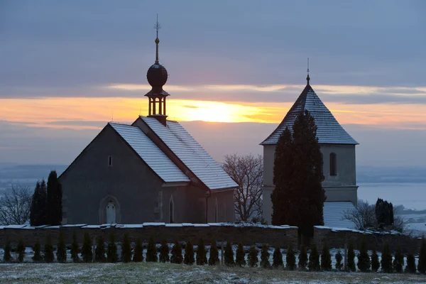 Church in Vaclavice, Czech Republic — Stock Photo, Image