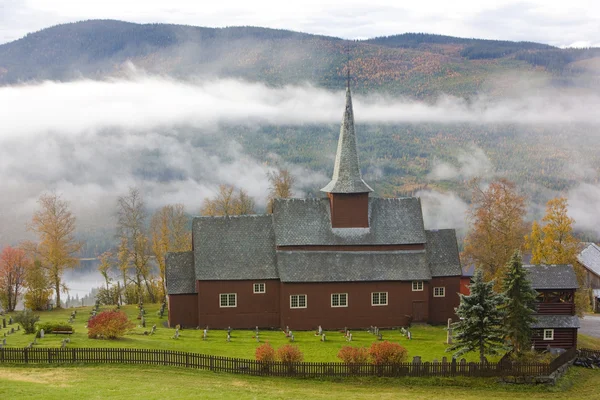 Hegge stavkirke, Noorwegen — Stockfoto
