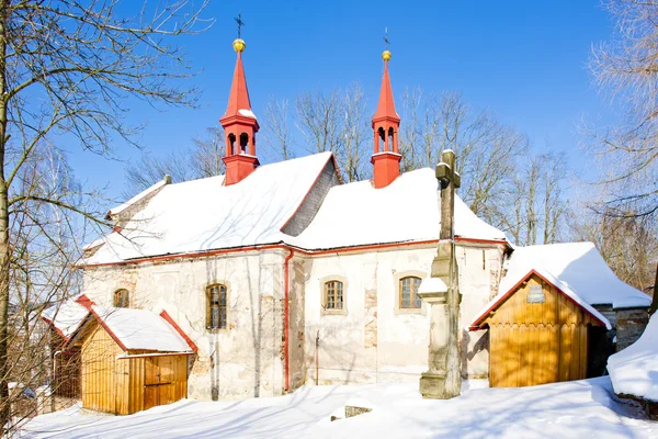Church in Bela, Czech Republic — Stock Photo, Image