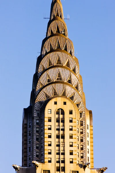 Λεπτομέρεια Της Chrysler Κτίριο Μανχάταν Νέα Υόρκη Ηπα — Φωτογραφία Αρχείου