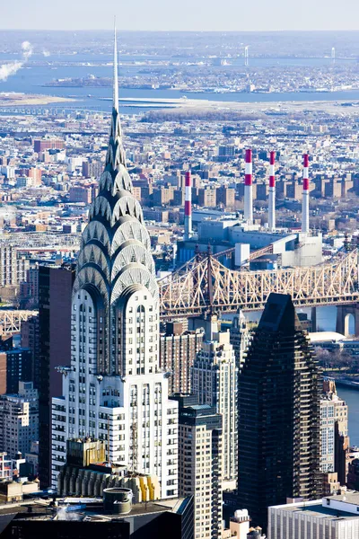 크라이스 라 건물만 하 탄, 뉴욕시, 미국 — 스톡 사진