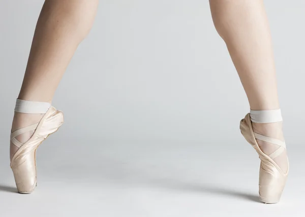 Detalhe Bailarino Ballet Pés — Fotografia de Stock