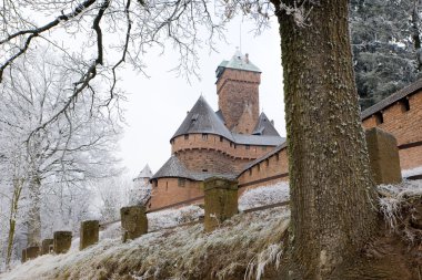 Haut-Königsbourg Kalesi, alsace, Fransa