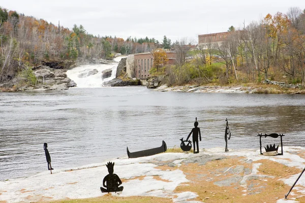Rumford Falls, Maine, SUA — Fotografie, imagine de stoc
