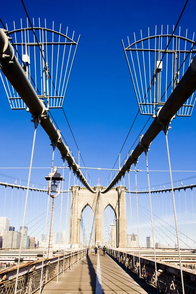 Brooklyn Bridge Manhattan Nova Iorque Eua — Fotografia de Stock