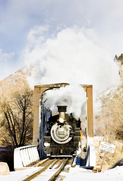 Ντάρανγκο Και Silverton Στενό Εύρος Σιδηροδρόμου Κολοράντο Ηπα — Φωτογραφία Αρχείου
