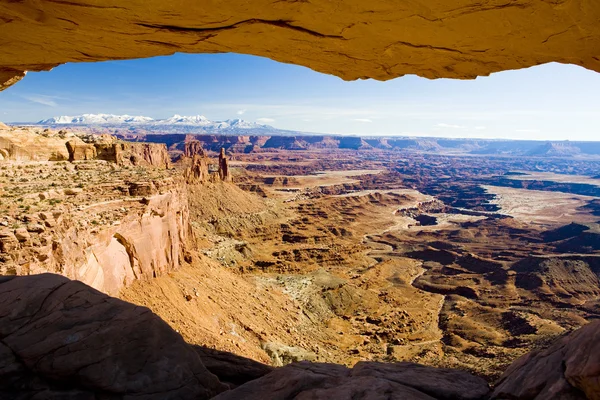 Łuk Mesa, canyonlands national park, utah, Stany Zjednoczone Ameryki — Zdjęcie stockowe