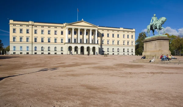 Slottet Palazzo Reale Oslo Norvegia — Foto Stock