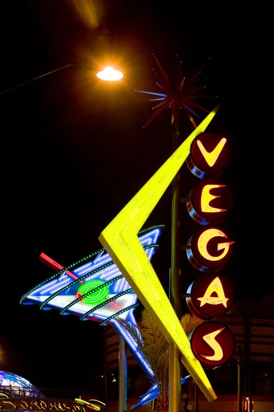 Ulicy Fremont Street Las Vegas Nevada Stany Zjednoczone Ameryki — Zdjęcie stockowe