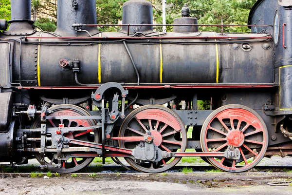 Detail Steam Locomotive 126 014 Resavica Serbia — Stock Photo, Image