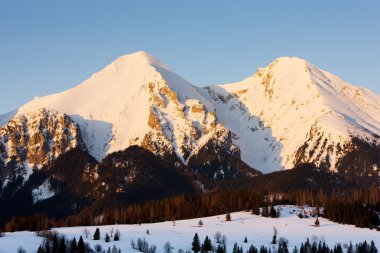 Belianske Tatry (Belianske Tatras) in winter, Slovakia clipart