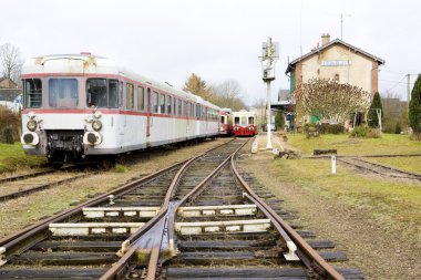 Tren İstasyonu, toucy, Burgonya, Fransa