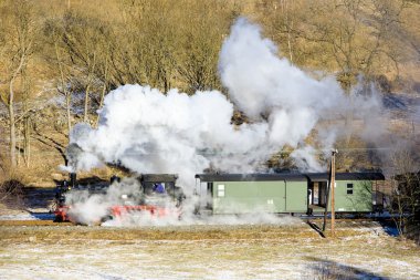 steam train, Steinbach - J clipart