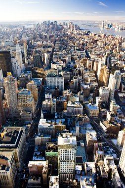 View of Manhattan from The Empire State Building, New York City, clipart