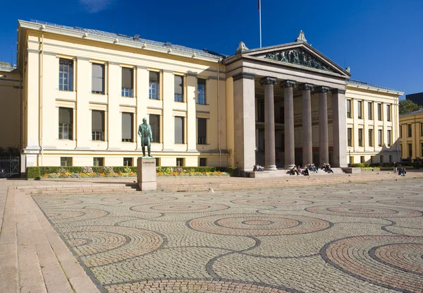 Egyetem, oslo, Norvégia — Stock Fotó