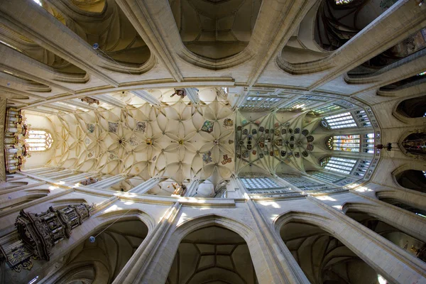 Interior da Catedral de Santa Bárbara, Kutna Hora, República Checa — Fotografia de Stock