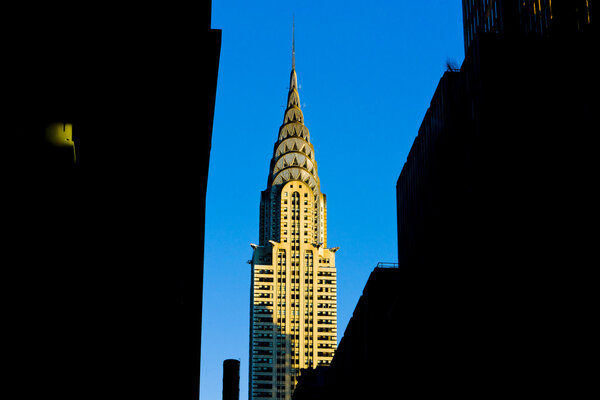Detail of Chrysler building, Manhattan, New York City, USA