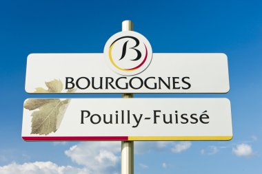 Pouilly-Fuisse, Cote Maconnais, Burgundy, France clipart