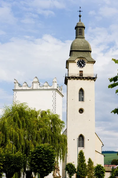 Anthony Kilise Çan Kulesi Spisska Bela Slovakya — Stok fotoğraf