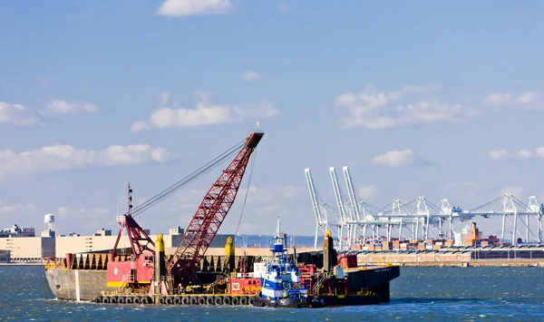 Порт Аппер Нью Йоркский Залив Сша — стоковое фото
